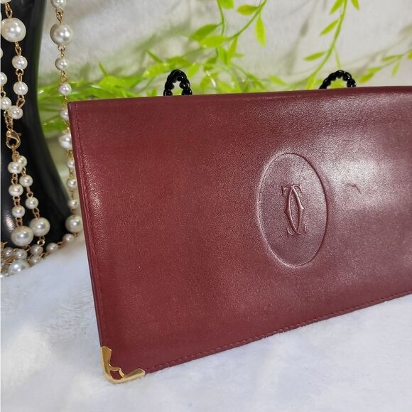 Authentic Cartier Bifold Bordeaux Wallet - Picture 3 of 14